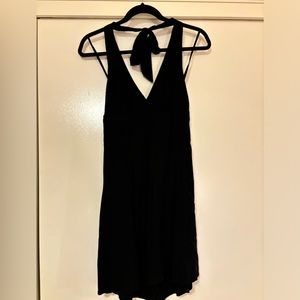 Plunge Black Dress